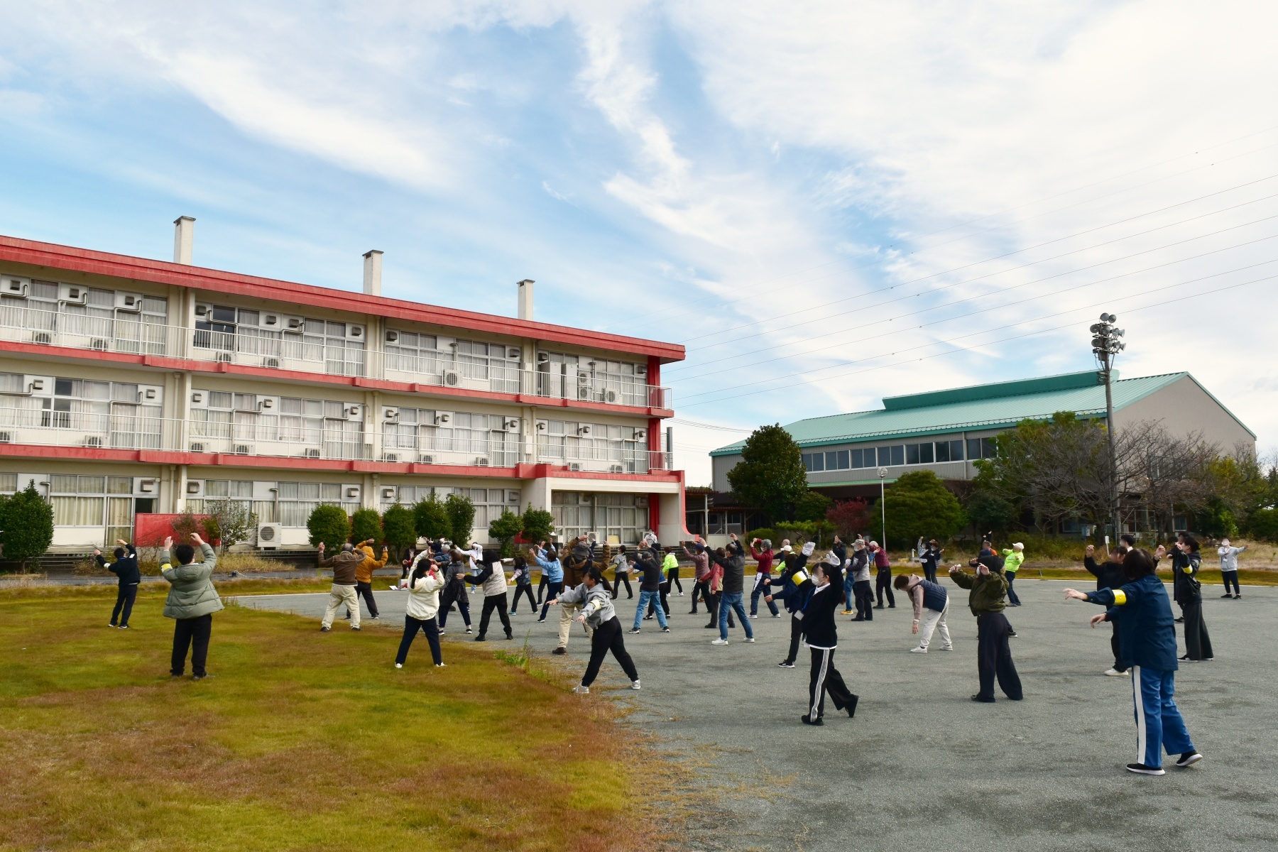 準備運動の様子