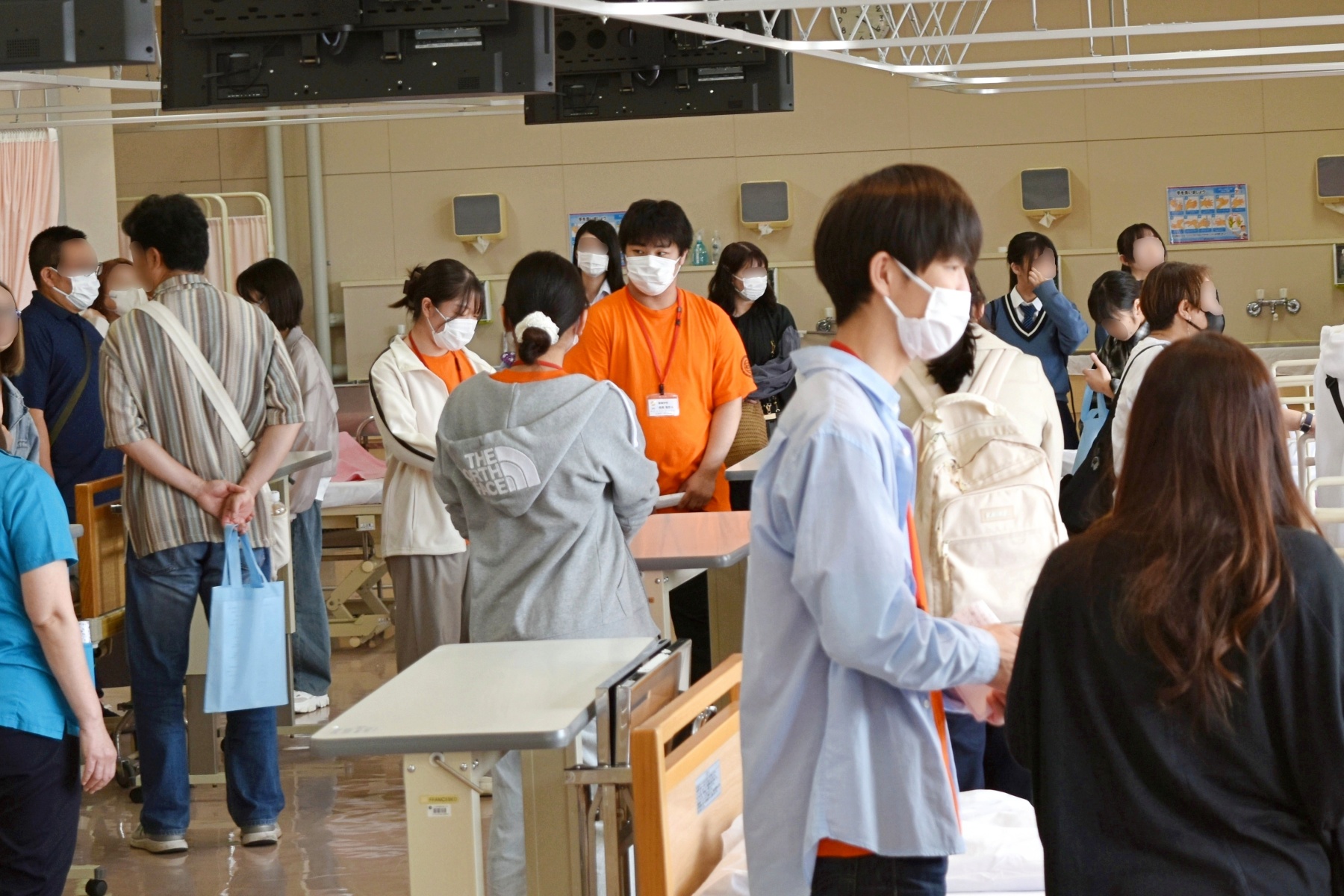 看護学科体験の様子